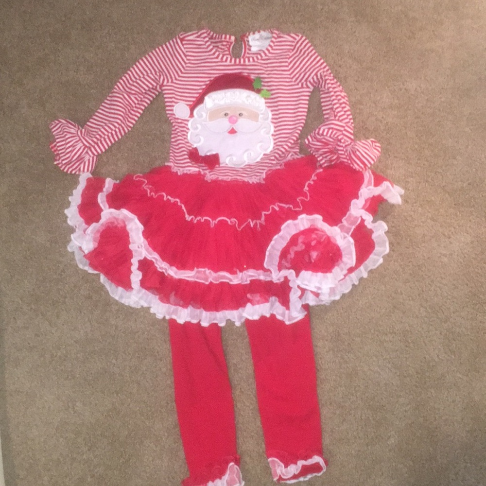 Toddler girls size 5 Christmas outfit boutique